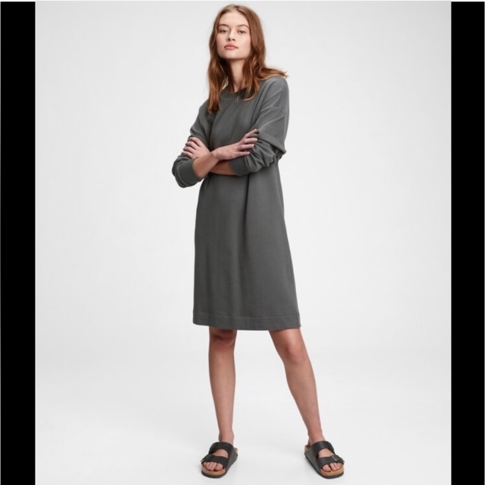 NWT Gap Fleece Sweatshirt Dress